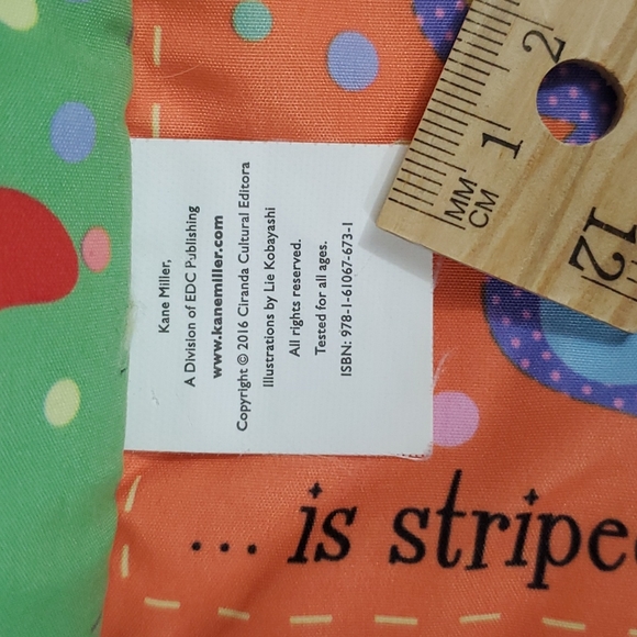 KANE MILLER Hello, Baby! Spots And Stripes with Plastic Rattle Handle-EC - Picture 10 of 11